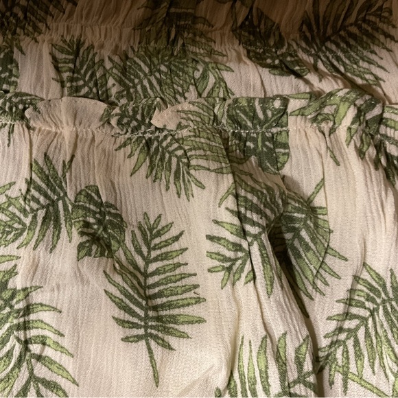 Elodie Tropical Green and Cream Skirt - Picture 3 of 5